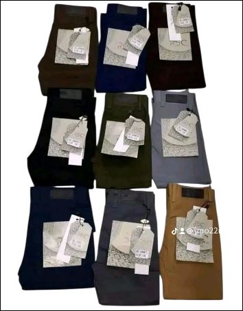Men khaki trousers